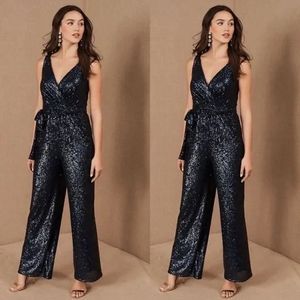Anthropologie Sachin + Babi Sequin Jumpsuit